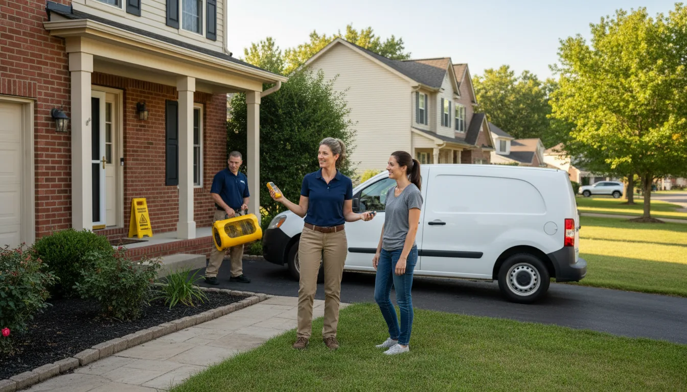 Water restoration image for Dehumidification And Cleanup Services in North Adams, MA
